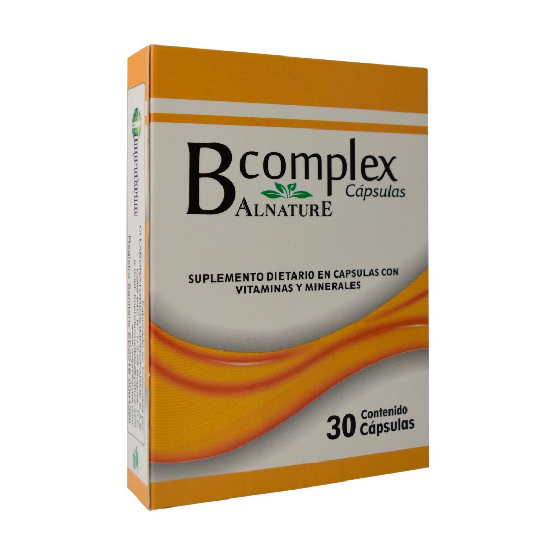 B COMPLEX ALNATURE X 30 CAPS B COMPLEX ALNATURE X 30 CAPS Improfarme 30 Cápsulas