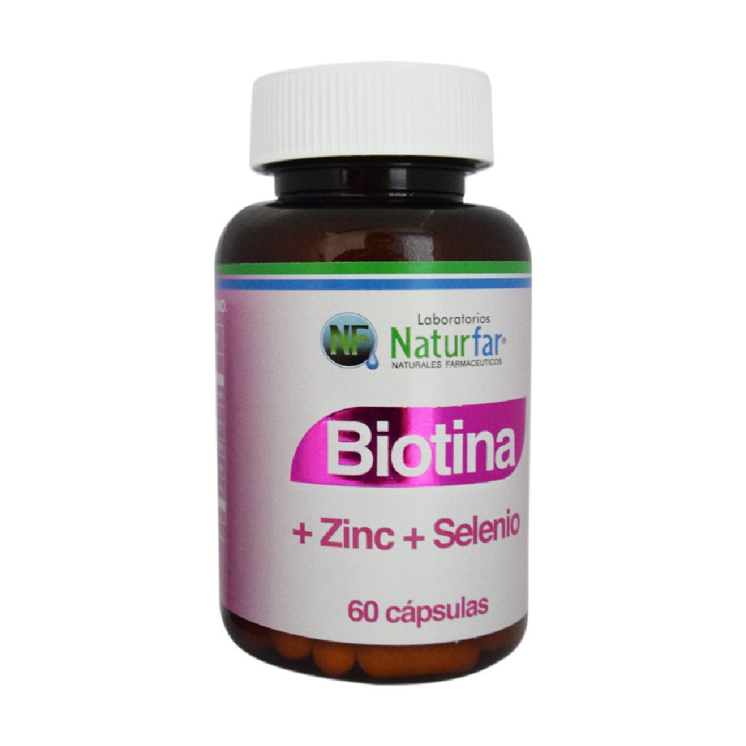 BIOTINA + ZINC X 60 CAP BIOTINA + ZINC X 60 CAP Naturfar 60 Cápsulas
