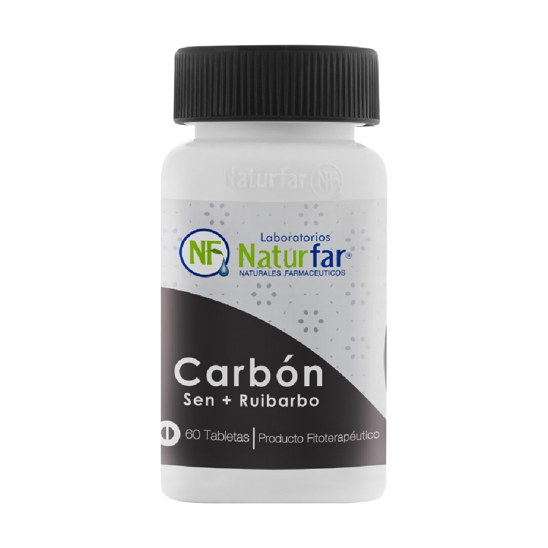 CARBON VEGETAL + SEN X 60 NFAR CARBON VEGETAL + SEN X 60 NFAR Naturfar 60 Tabletas