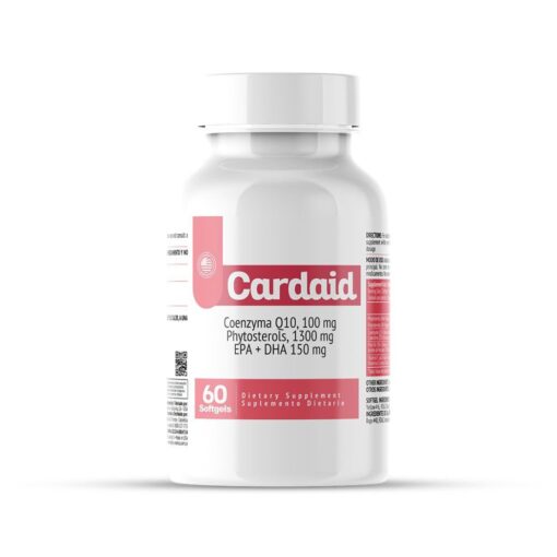 CARDAID X 60 SOFG COENZYMA Q10 PHYTOSTEROLS Healthy America 60 Cápsulas