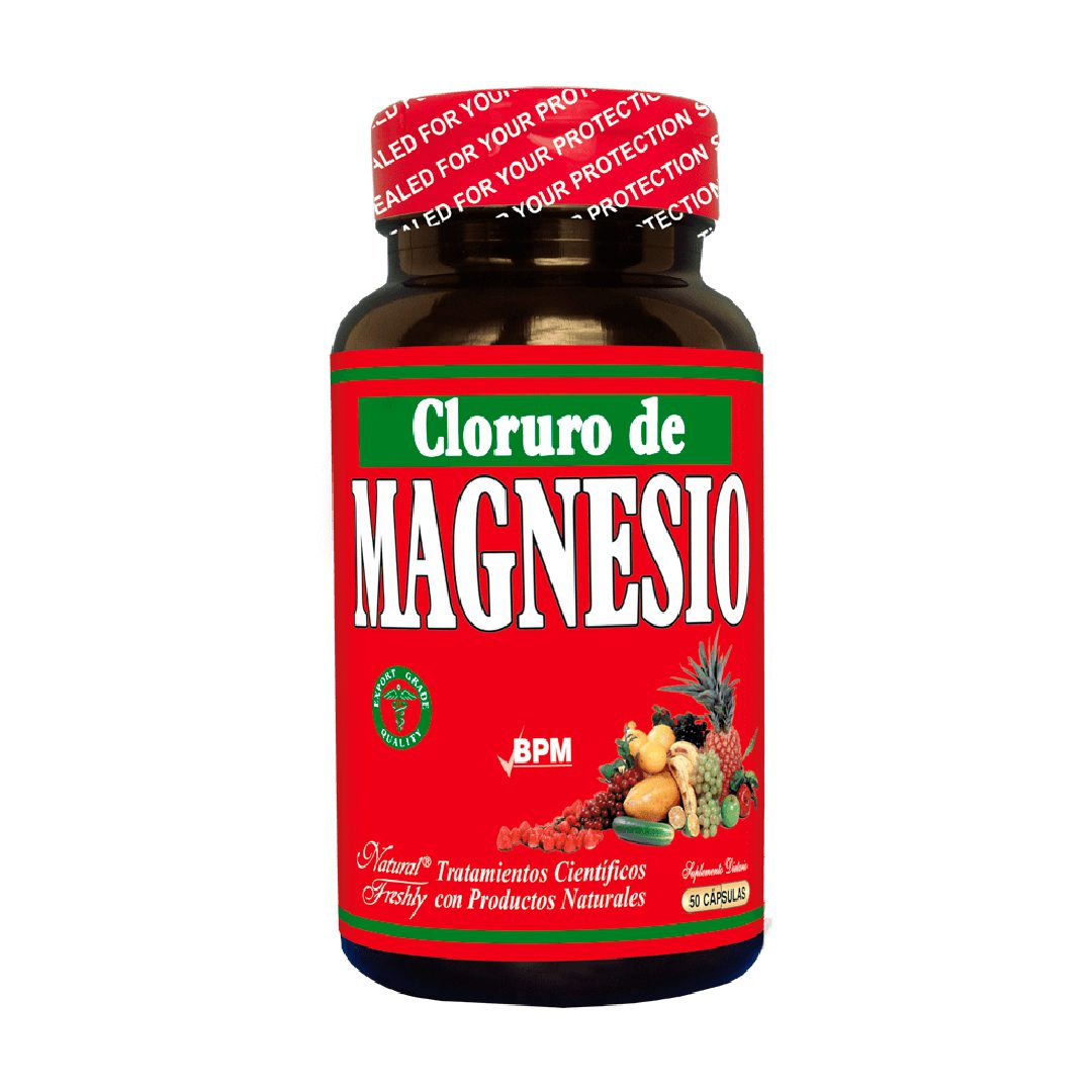 CLORURO DE MAGNESIO X 50 CAP CLORURO DE MAGNESIO X 50 CAP Natural Freshly 50 Cápsulas