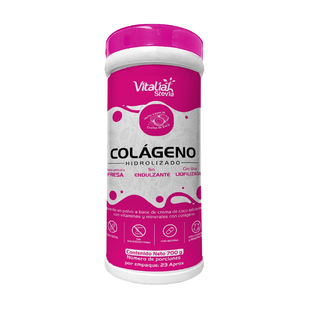 COLAGENO HIDROLIZADO FRESA X 700 GR (PRT60041) COLAGENO HIDROLIZADO FRESA X 700 GR (PRT60041) Vitaliah 700 g