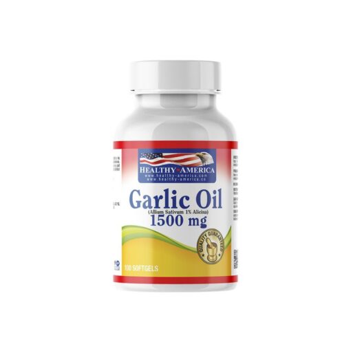 GARLIC OIL 1500 MG X 100 SOFG (NUEVO IVA) Healthy America 100 Cápsulas