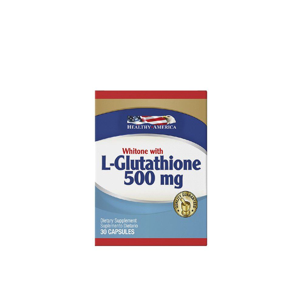 L-GLUTATHIONE 500 mg HEALTHY X 30 CAP L-GLUTATHIONE 500 mg HEALTHY X 30 CAP Healthy America 30 Cápsulas