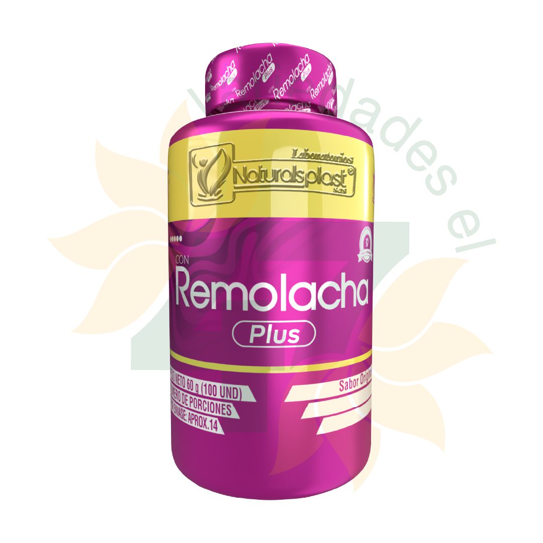 REMOLACHA PLUS X 100 TABLETAS REMOLACHA PLUS * 100 TABLETAS Naturalsplast 100 Tabletas