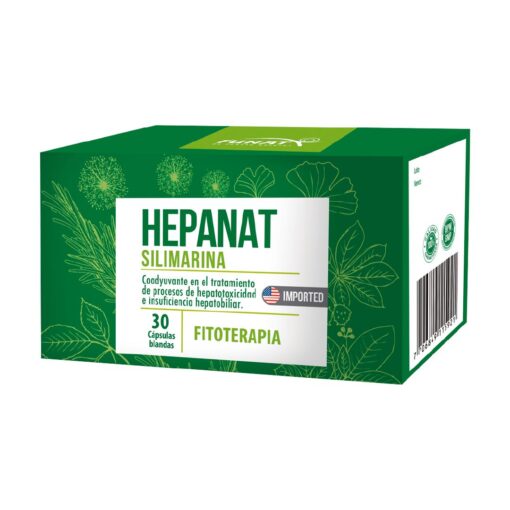 SILIMARINA HEPANAT X 30 SOFG CAJA X 3 BLISTER Funat 30 Cápsulas