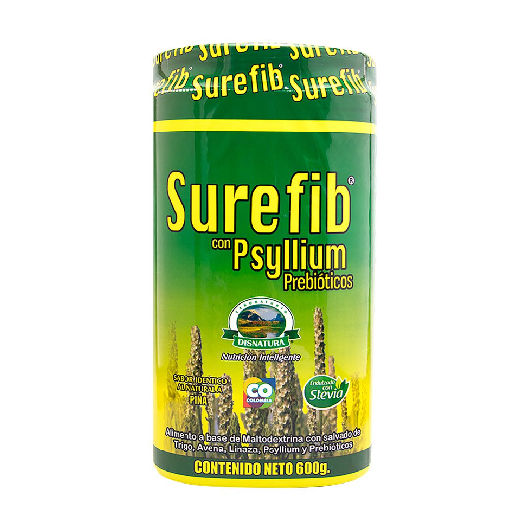 SUREFIB PSYLLIUM X 600 GR DISNA SUREFIB PSYLLIUM X 600 GR DISNA Disnatura 600 g
