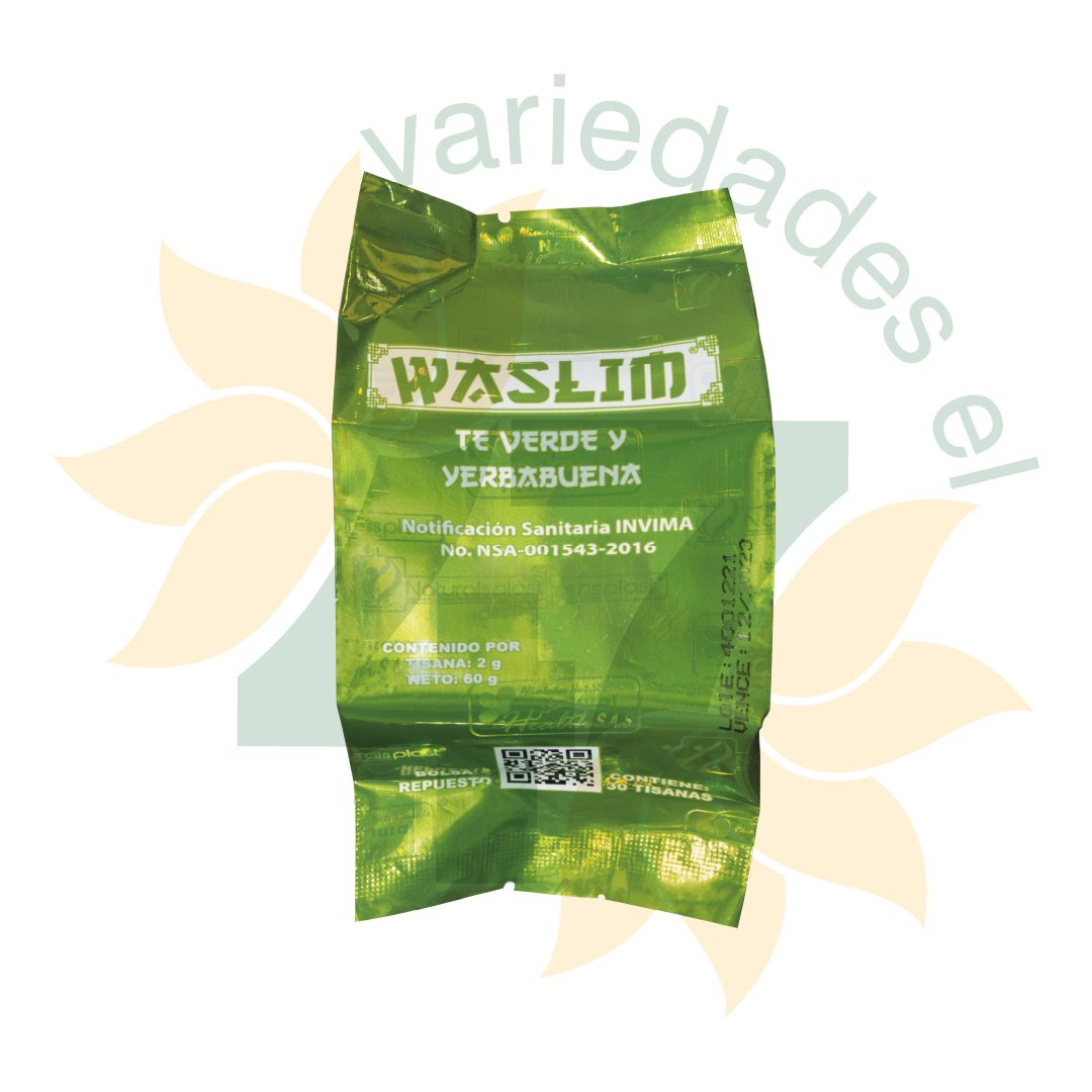 TE VERDE WASLIM 2G X 30 TISANAS TE VERDE WASLIM 2G X 30 TISANAS Naturalsplast 30 Tisanas x 2 g