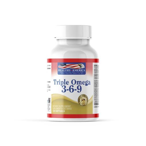 TRIPLE OMEGA 3 6 9 1200 MG X 120 PERLA HA Healthy America 120 Cápsulas