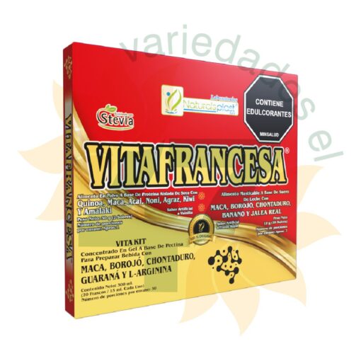 VITAFRANCESA COMPLEX TERAAPIA 2 X 20 AMPOLL Naturalsplast 2 Sachets X 15 g / 20 Unidades Masticables