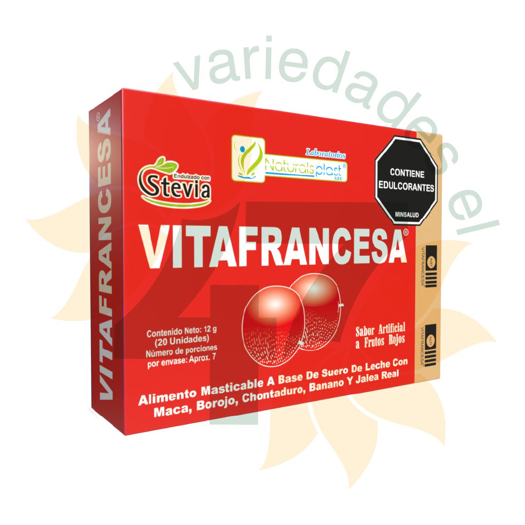 VITAFRANCESA TABLETA X 20UNIDS NPLAST VITAFRANCESA TABLETA X 20 NPLAST Naturalsplast 20 Tabletas