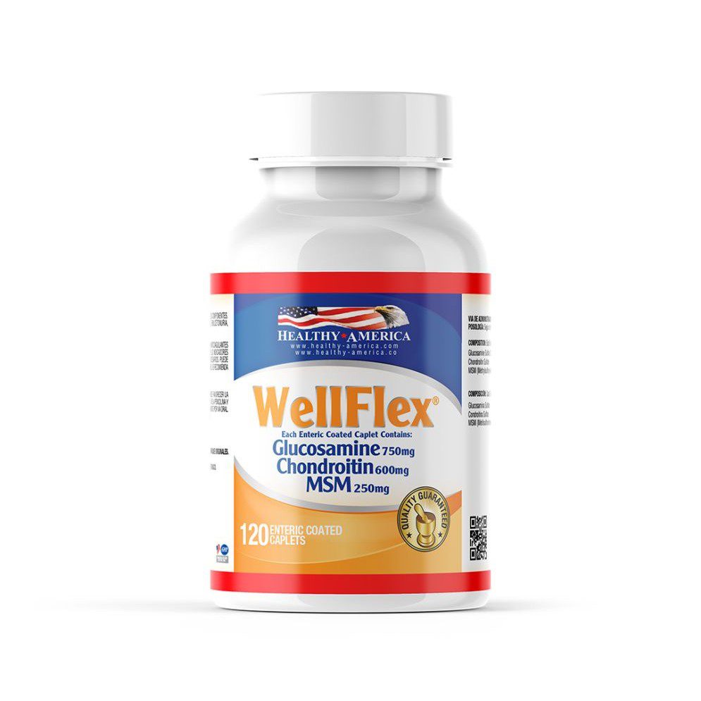 WELLFLEX X 120 TAB HA WELLFLEX X 120 TAB HA Healthy America 120 Tabletas