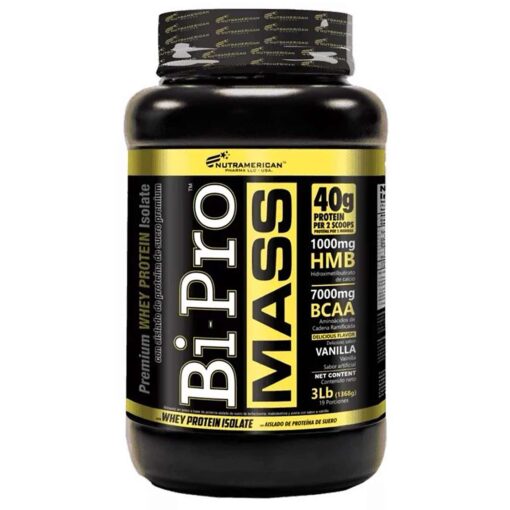 BIPRO MASS VAINILLA X 3 LB (1368g) UPN 3 Lbs