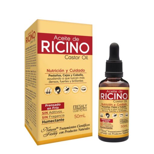 ACEITE DE RICINO - CASTOR OIL FCO X 50ML Natural Freshly 50 mL