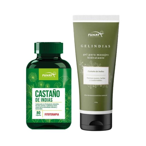 CASTAÑO CAPSULAS X 80 + PROM GEL INDIAS Funat 80 Cápsulas