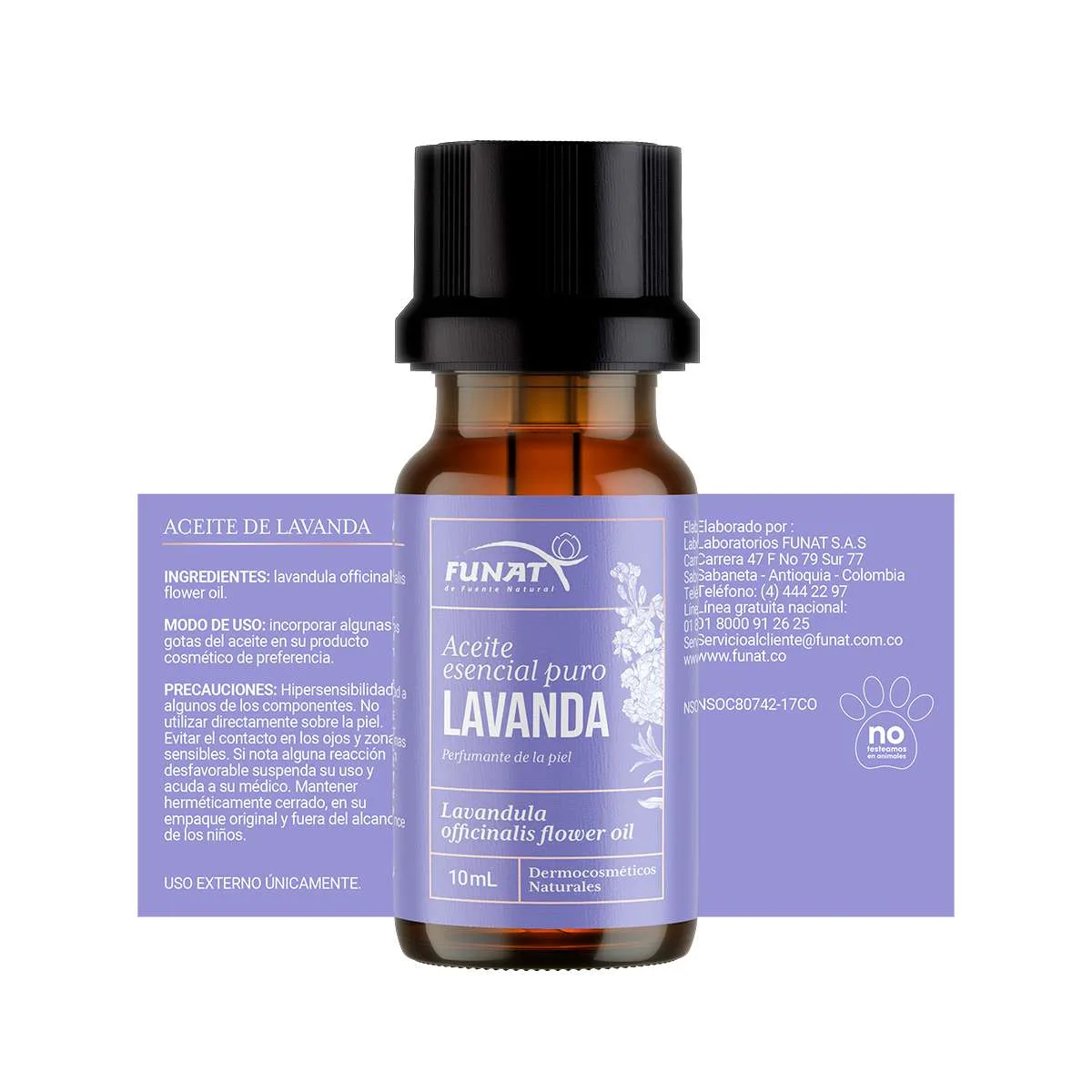 ACEITE ESENCIAL LAVANDA X 10ML ACEITE ESENCIAL LAVANDA X 10ML Funat 10 mL vista adicional