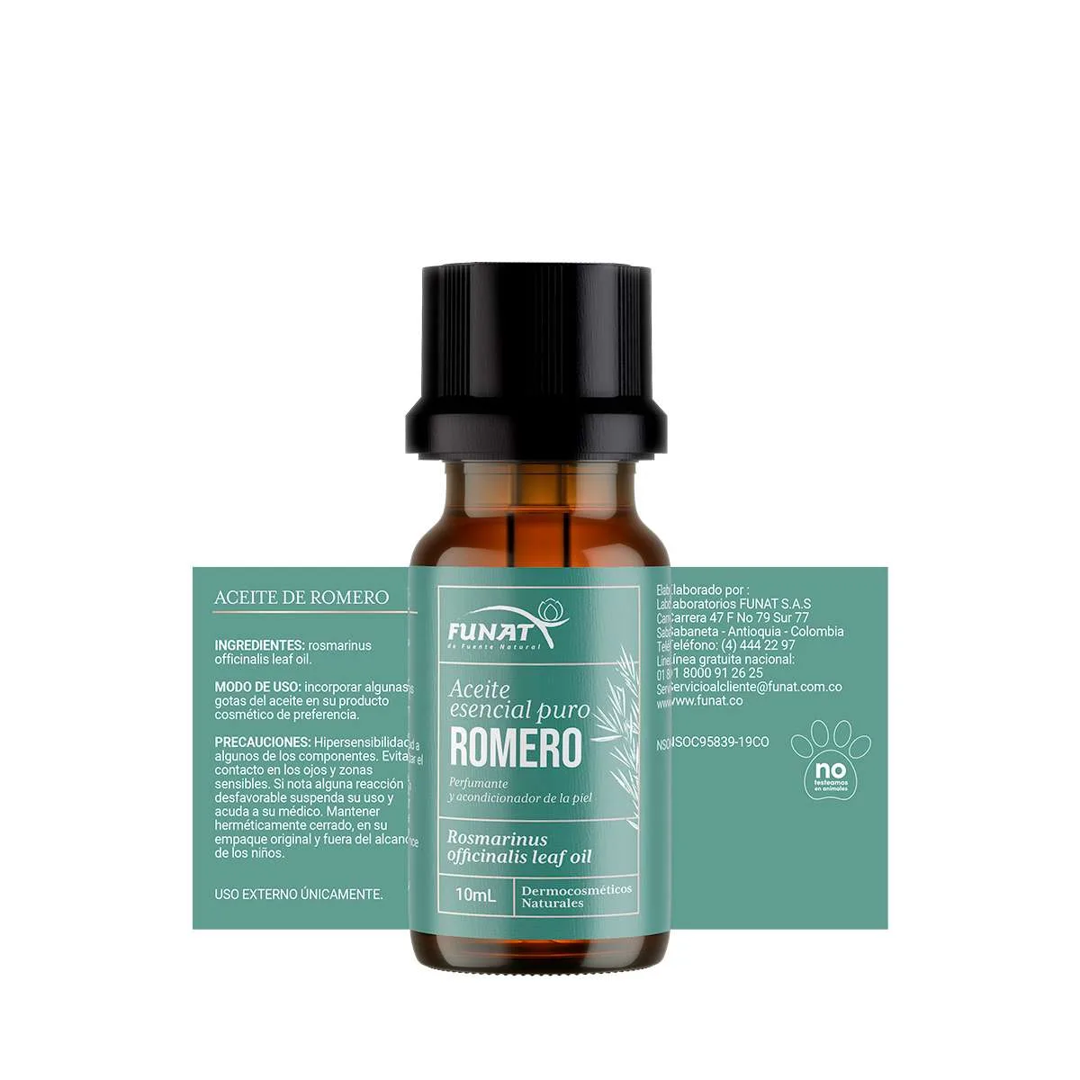 ACEITE ESENCIAL PURO ROMERO ACEITE ESENCIAL PURO ROMERO Funat 10 mL vista adicional