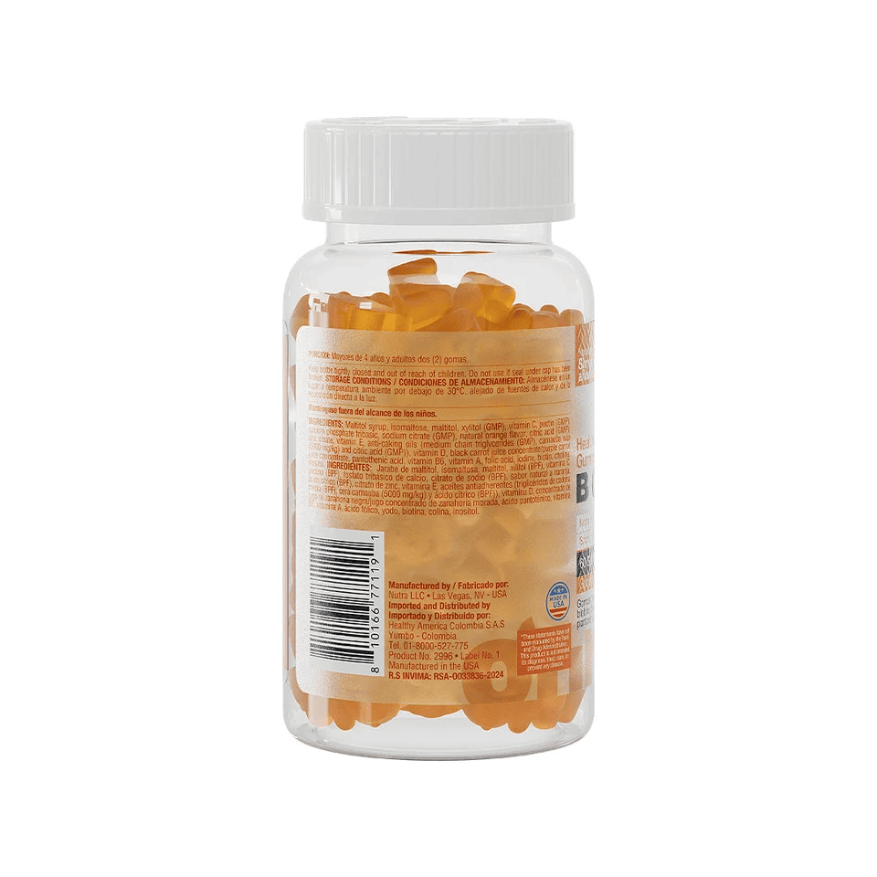B COMPLEX GUMMES X 60 B COMPLEX GUMMES X 60 Healthy America 60 Gomas vista adicional