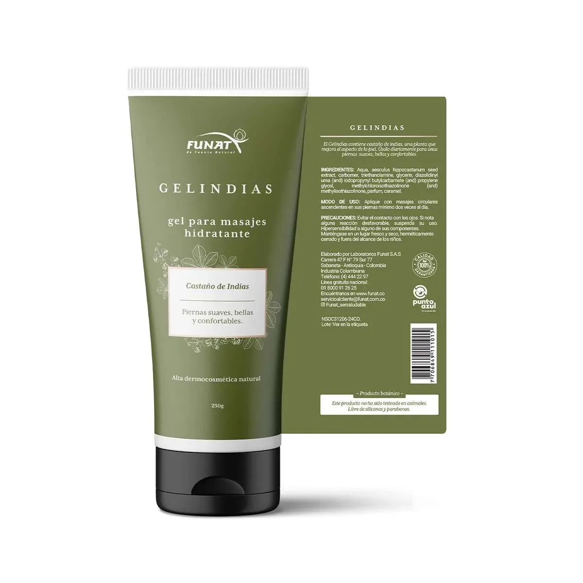 CASTAÑO CAPSULAS X 80 PROM GEL INDIAS CASTAÑO CAPSULAS X 80 + PROM GEL INDIAS Funat 80 Cápsulas vista adicional