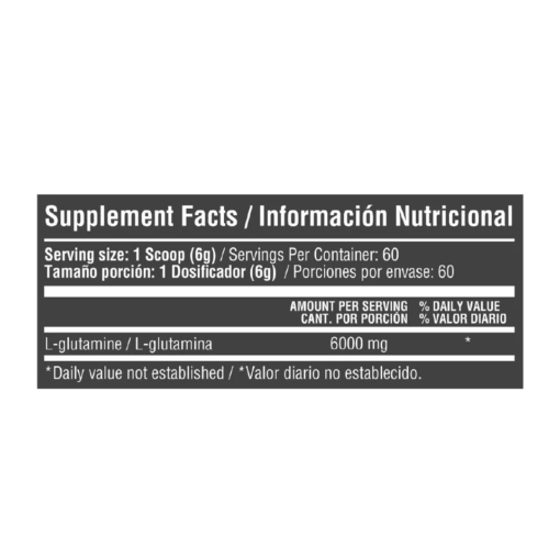 L-GLUTAMINA 360 GR HA Healthy Sports 360 g vista adicional