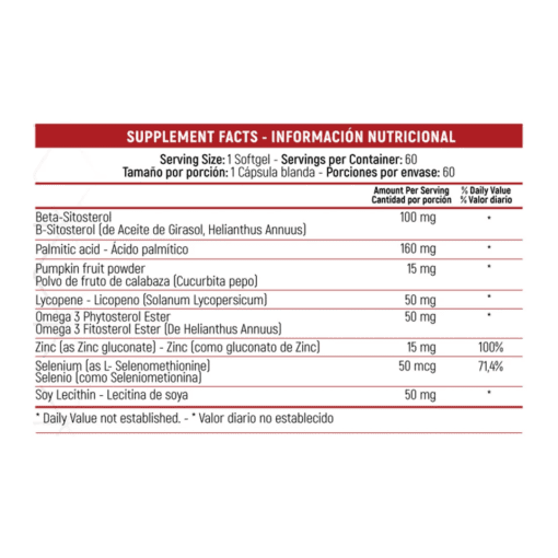 PSA X 60 SOF BLISTER CAJA Healthy America 60 Cápsulas detalle del producto