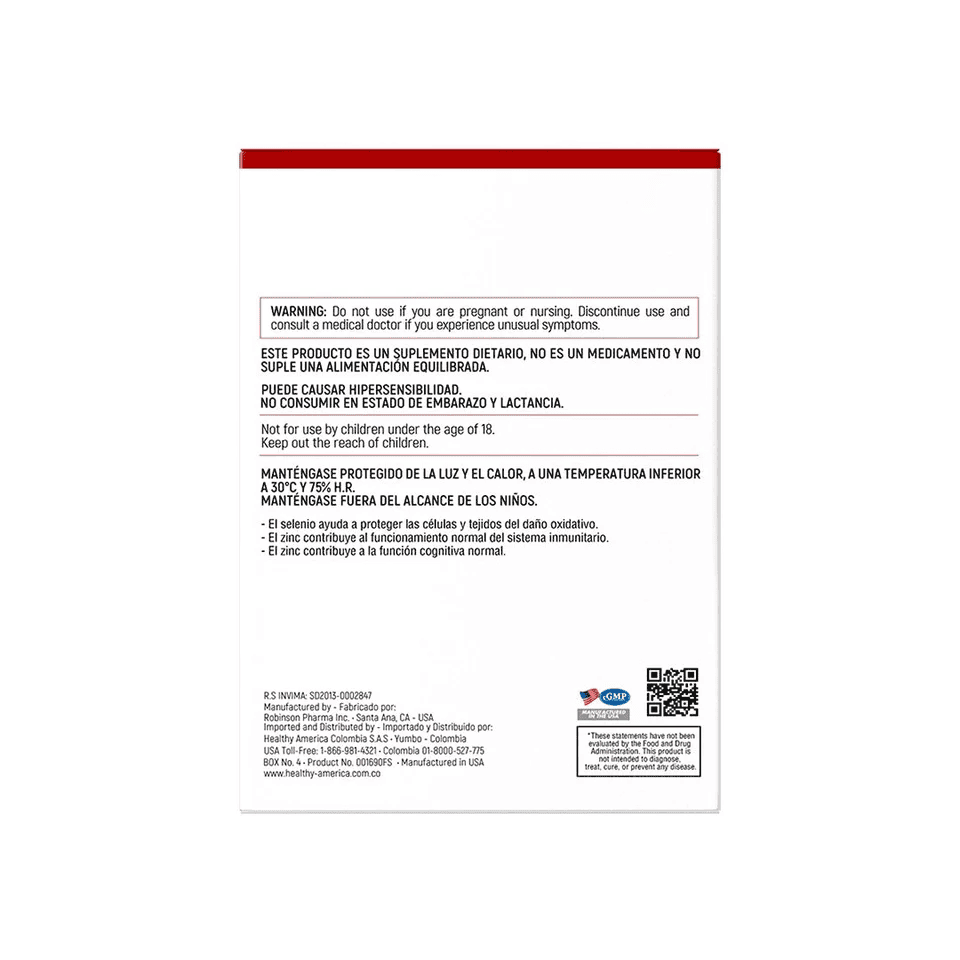 PSA X 60 SOF BLISTER CAJA PSA X 60 SOF BLISTER CAJA Healthy America 60 Cápsulas vista adicional