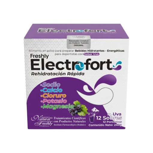 ELECTROFORT UVA CAJA X 12 UNID Natural Freshly 12 Sachets