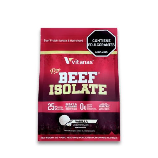 PRO BEEF ISOLATE VAINILLA X 2 LBS (20) Vitanas 2 Lbs