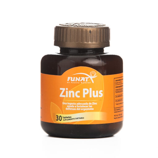 ZINC PLUS X 30 TABLETAS Funat 30 Tabletas